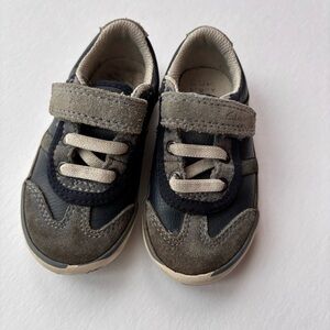 Clarks First Walkers blue toddler sneakers